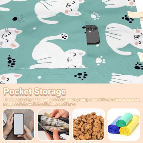 Bolsa de transporte portátil con lona resistente para pasear perros pequeños con seguridad 6