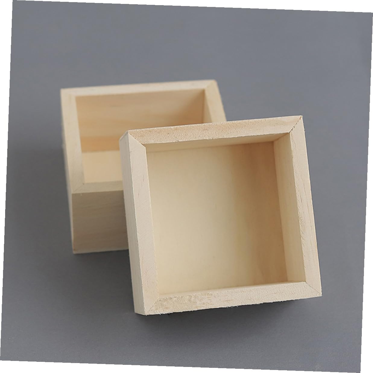 Caja Organizadora de Madera sin Tapa, 6 Piezas, Rústica
