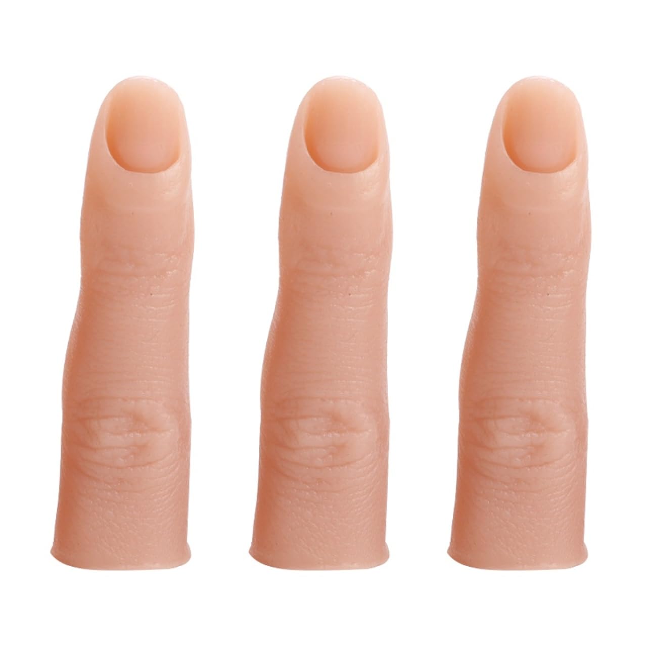 Healeved 3 Piezas Mano De Practicas De Uñas Manicura Práctica de Manos De Silicona Mano Artificial Manicura Completa Práctica De Manicura Entrenador De Práctica De Arte De Uñas Kit Manicura