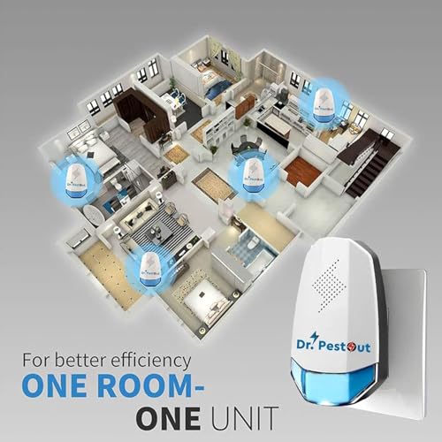 Image of Go Well Ultrasonic Electric Pest Repellent Machine to Repel Mosquito, Lizard, Rat, Cockroach, Home Pest for Reject Ants for Reject Insect Mosquito Killer (PACK OF 4)