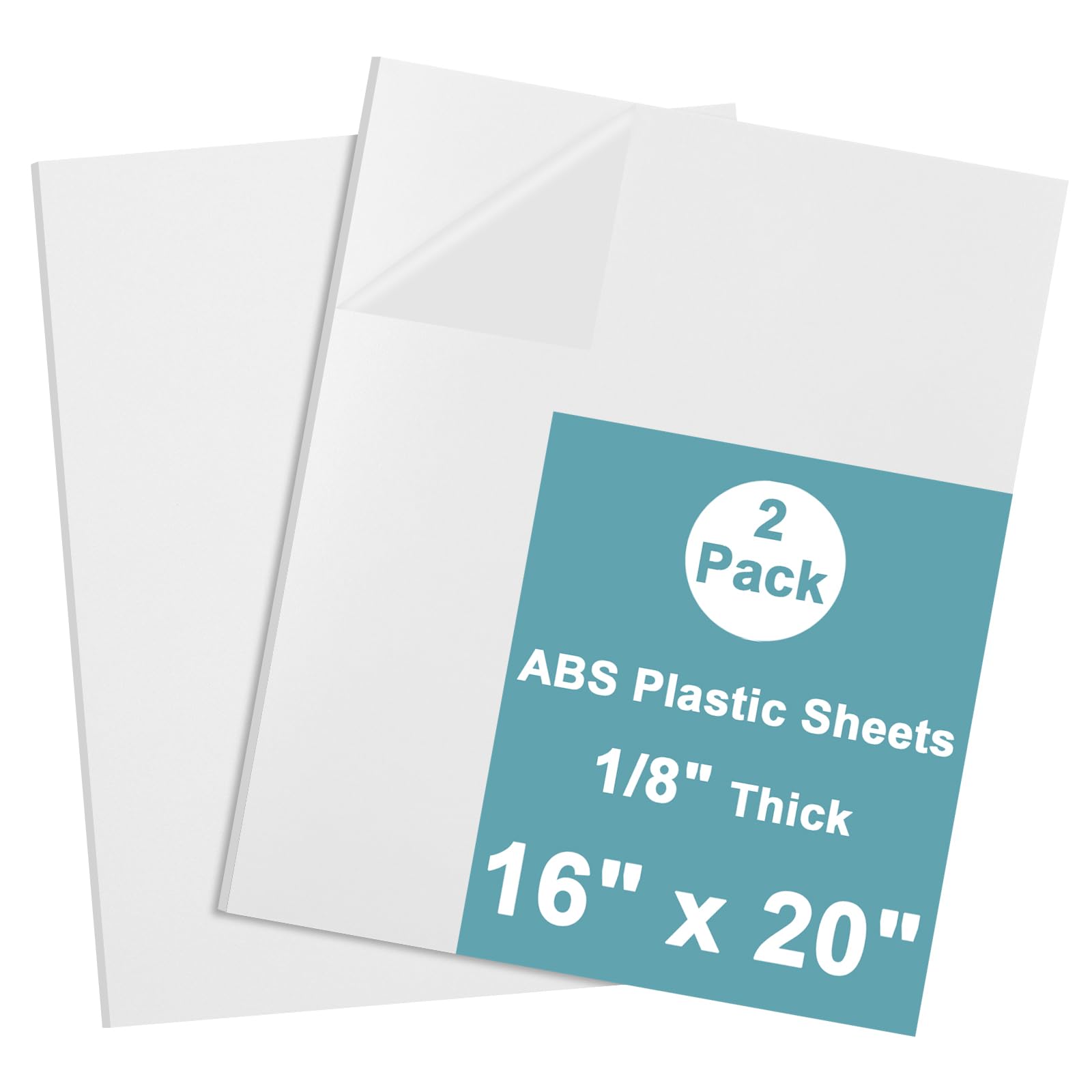 White ABS Plastic Sheet - Durable & Moldable -19