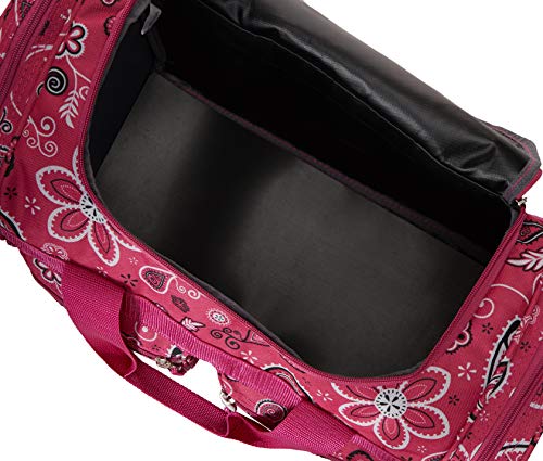 Rockland Duffel Bag, Pink Bandana, 19-Inch #TOP4