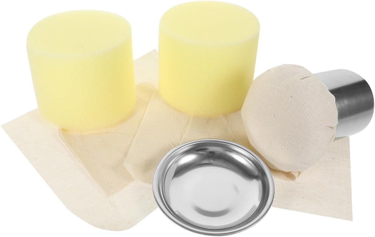 Tofficu 2 Tissus 2 Noyaux Brosse À Huile Pour Crêpes Avec Plateau Pratique Outil De Cuisine Multifonctionnel Pour Badigeonner Et Répartir L’Huile Uniformément