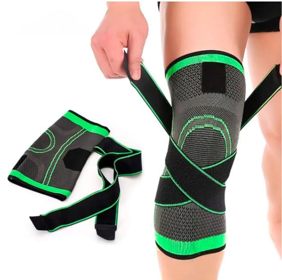 Joelheira De Compressão Para Articulação Dores Ortopédica Recuperação - ideal para corrida, academia, futebol, caminhada, cross training e volei - ARTHANICZ