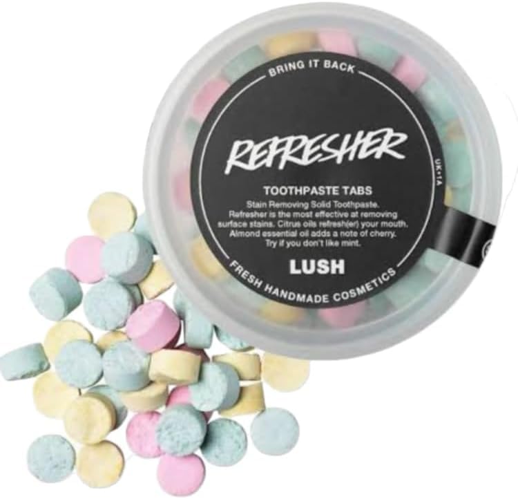 Amazon | LUSH REFRESHER リフレッシャー 歯磨き用タブレット 45g 