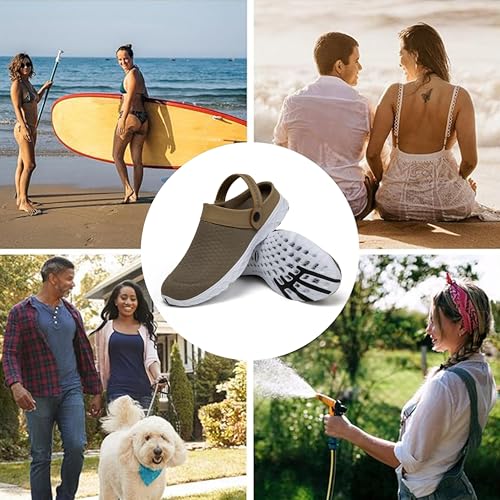 Zuecos de verano unisex respirables y ligeros con puntera cerrada 2
