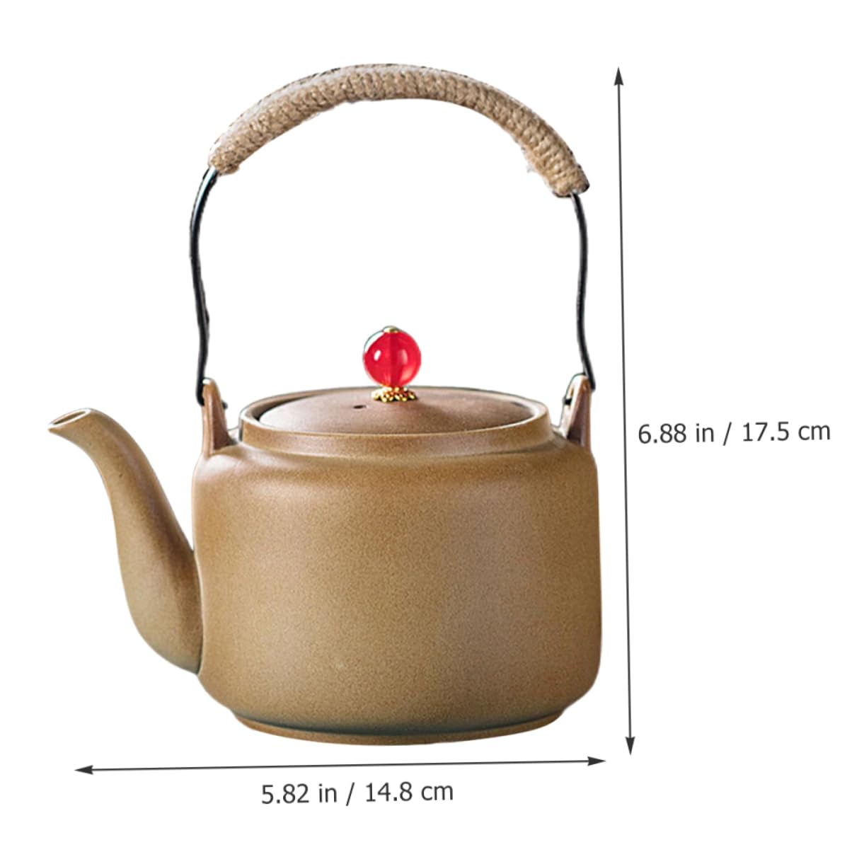 Tetera De Retro Para Infusión De Té Capacidad Grande Hervidor De Agua Para Cocina Diseño Antiescaldante y Duradero Para Amantes Del Té