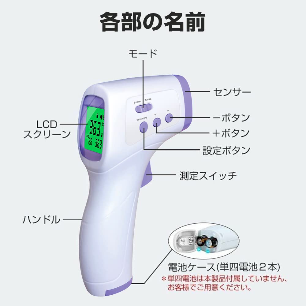 非接触式　温度計　アイメディータ　【体温計ではありません！】 TOAMIT 東亜産業 aimedata アイメディータ 非接触温度計