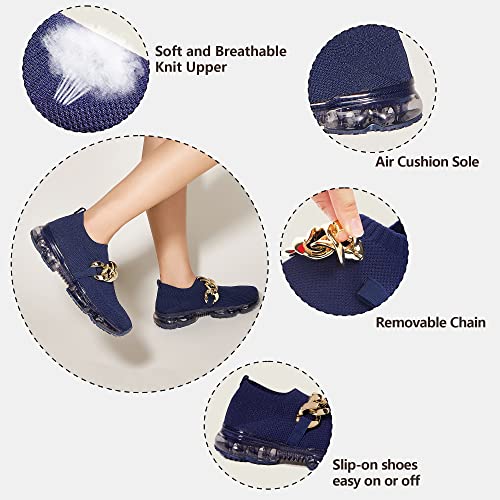 Image of LUCKY STEP Women Air Cushion Fashion Sneakers Breathable Casual Comfortable Lightweight Walking Shoes