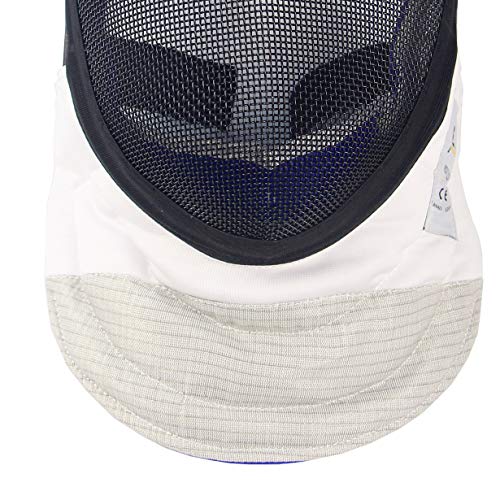 Leonark Fencing Foil Mask Ce 350N Certified National Grade Masque - Fencing Protective Gear (Black, S) #TOP7