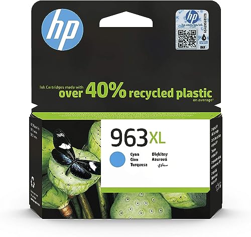 HP 963XL Cartouche Cyan pour HP OfficeJet Pro 9020 series encre imprimante haute capacité