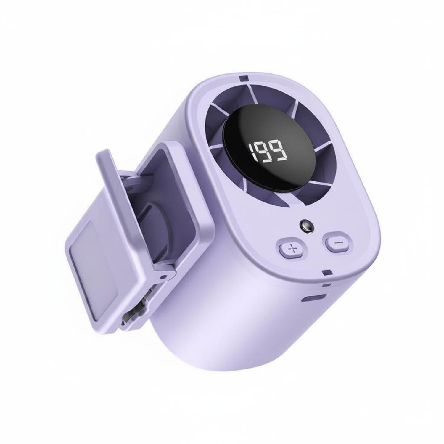 Waist Clip Fan 100 Speed Levels Waist Fan Lightweight Household Appliance for Outdoor, Travel, Purple | Home & Garden | Home Improvement | Heating Cooling & Air | Portable Fans-image-37