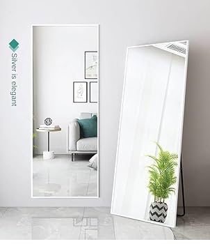 Amazon.co.jp: 北欧全身ミラー160cm *50 cm直角デザインアルミ