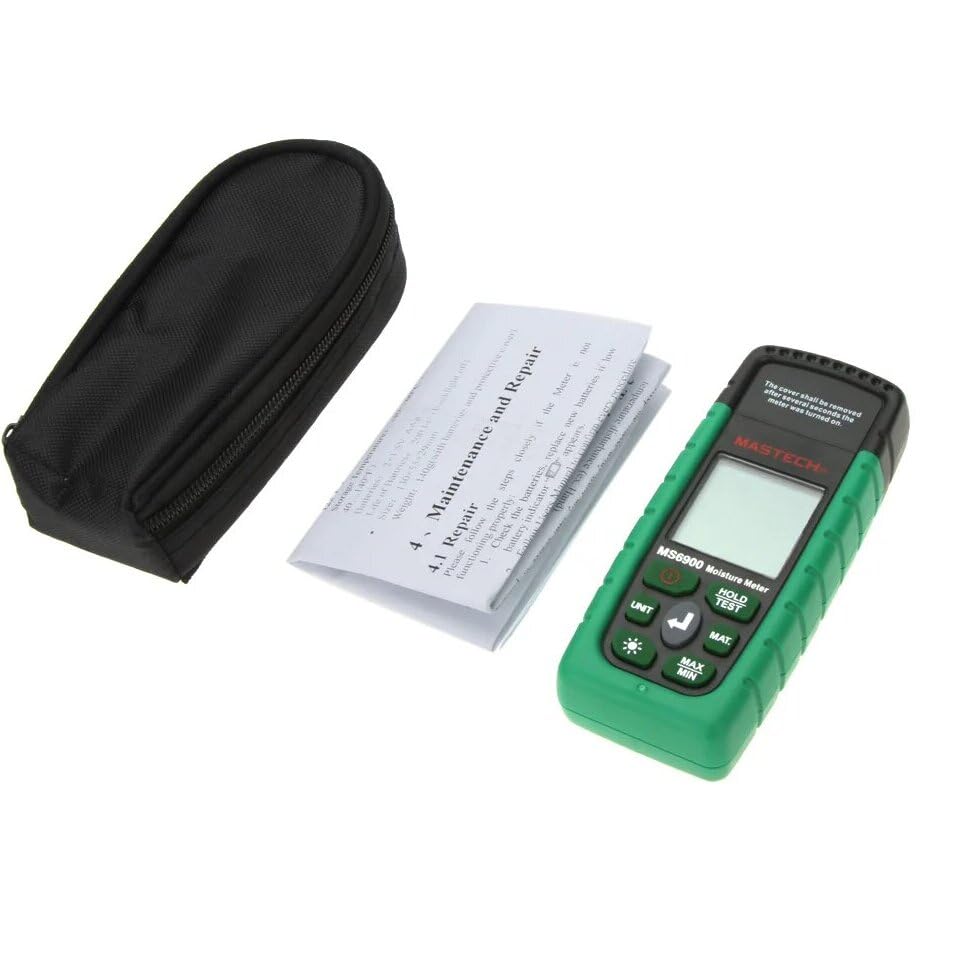 Hygromètre MS6900 bois béton et mini compteur d'humidité digital bâtiment testeur LCD - 4