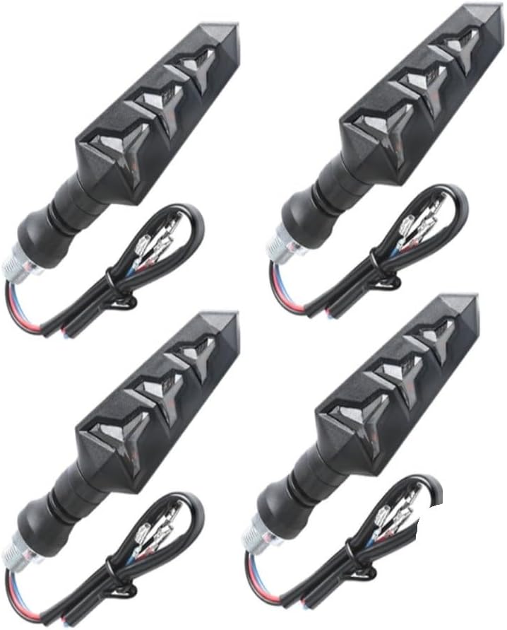 モーターサイクルウィンカー オートバイ LED ウインカー流水ウインカー点滅ライト曲げ可能なオートバイテールフラッシャーインジケータ