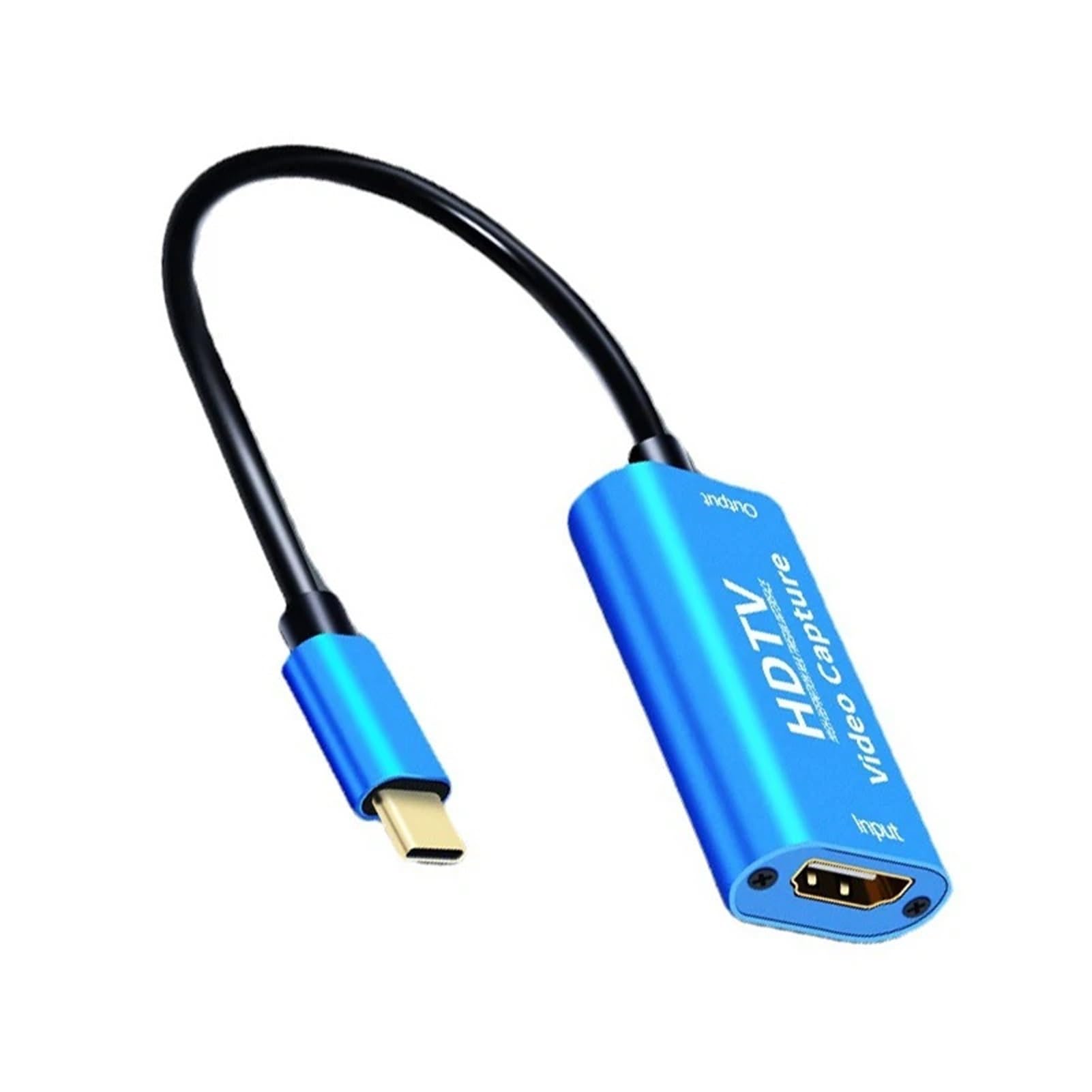 2 Tarjetas de Captura Video compatibles con USB Tipo C 3.1 a HDMI, 4K, 1080P, USB-C, HD, for PC, Juegos, cámara, grabación y transmisión en