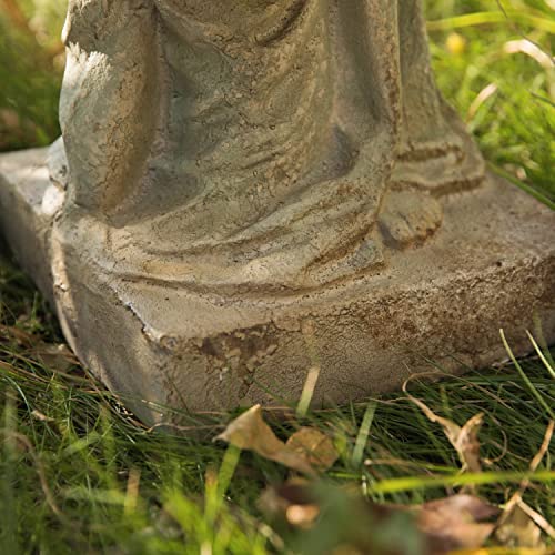 Praying Angel Garden Statue Outdoor Sculpture H31.9Inch Patio Yard Decorative Figurine Indoor Entryway Hallway Decoration #TOP5