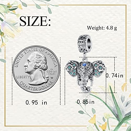 Abalorio de mariposa con cristales para madres 6