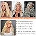 30 Inch 613 13x6 Lace Front Wig Human Hair 200 Density Blonde Body Wave Lace Front Wigs Human Hair Pre Plucked Blonde Wig Human Hair 613 HD Lace Frontal Wigs Human hair
