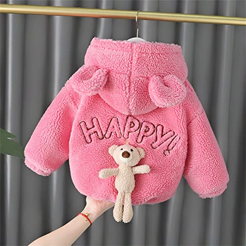 Baby Boy Jacket Newborn Infant Girl Zipper Hooded Warm Coat Winter Long Sleeve Solid Outerwear 0 to 3T2