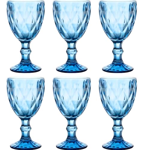 Jogo de Taças de Vidro Diamond Transparente