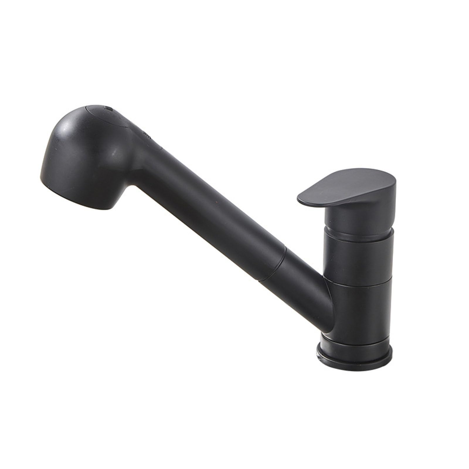 ZYCHSJXA Kitchen Bath Taps Sink Mixer Tap Pull Out Swivel Faucet 2 Mode Brass-Black