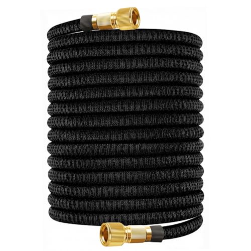 TOPWAYS Expandable Garden Hose Pipe Garden Hoses Hosepipe Retractable Expanding Water Hosepipes for Gardening (50FT/15 Meters)