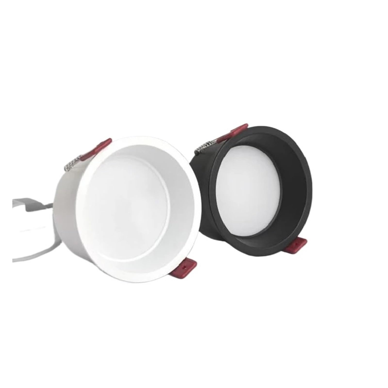 Generisch zhuguiming Dimmbare, blendfreie LED-Einbaustrahler 7W/9W/12W/15W/18W/20W COB-Deckenspots, AC85~265V Hintergrundbeleuchtung + LED-Treiber(WHITE,6000K WHITE LIGHT_18W DIMMABLE)