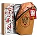 The Ultimate Meat Resting Bag™ - 21" Brown Heavy-Duty Insulated BBQ Blanket for Resting Meat - BBQ Blanket for Brisket - 24 x Butcher Paper Sheets - Leakproof - Father’s Day Gift for Dad
