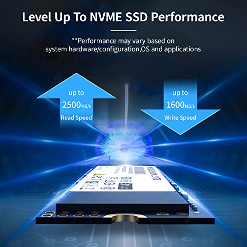 Image of SSD Internal Solid State Drive, 512GB M.2 NVMe SSD, 2500Mbps MAX Read Speed / 1600Mbps Max Write Speed, Internal Solid State Drive for Laptop, Desktop and Gaming PC(320TBW)