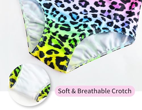 Image of Girls Bathing Suits Colorful Swimsuits with UPF 50 + Sun Protection Sleeveless Toddler Kids One Piece Swimwear