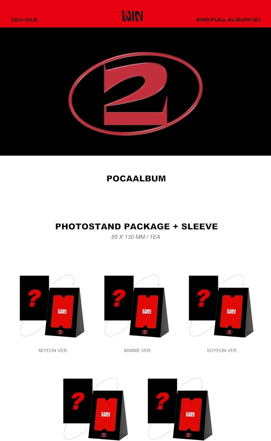 Amazon.com: DREAMUS (G) I-DLE 2 Two 2nd Album Contents+
