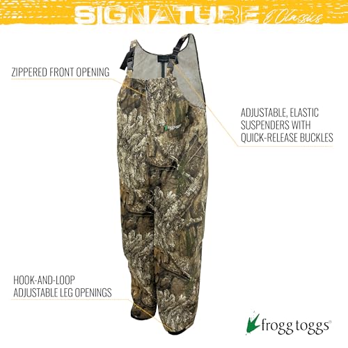 FROGG TOGGS Men's Classic Pro Advantage Waterproof Breathable Rain Bib2