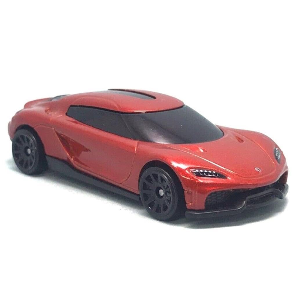 Hot Wheels - Koenigsegg Gemera - HW Exotics 4/10 - HKK56 - Short Card - Candy Apple Red - Mattel 2023