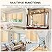 Bamboo Roller Blinds Shades,Outdoor Bamboo Roll Up,Vertical Lifting,Natural,Breathable,Waterproof Roller Shades for Privacy Protection,Sun Shade,Blackout,Ventilation,Easy Installation,34x72in（WxH