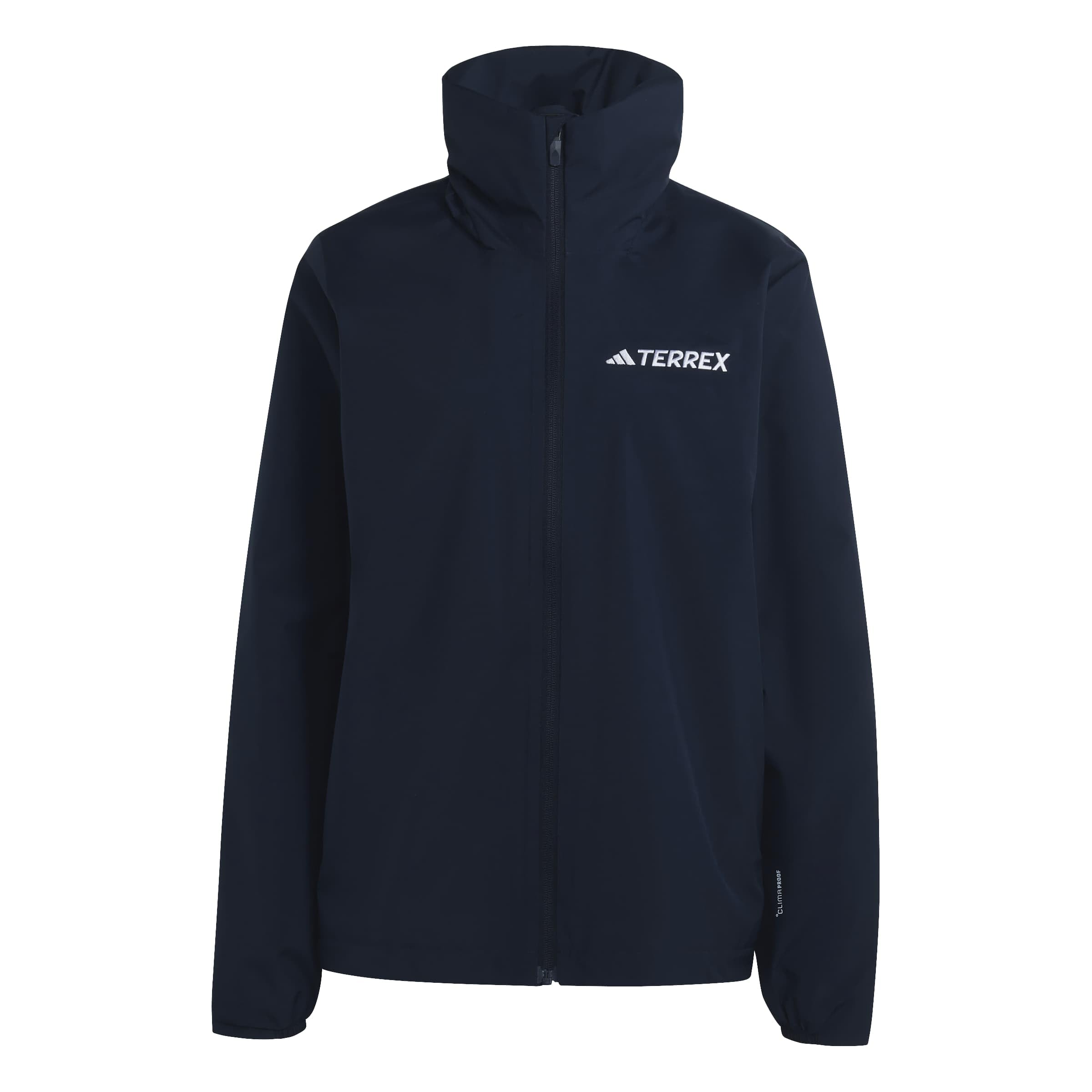 adidas Women's Terrex Multi Essentials 2 Layer Rain Jacket, legend ink, S