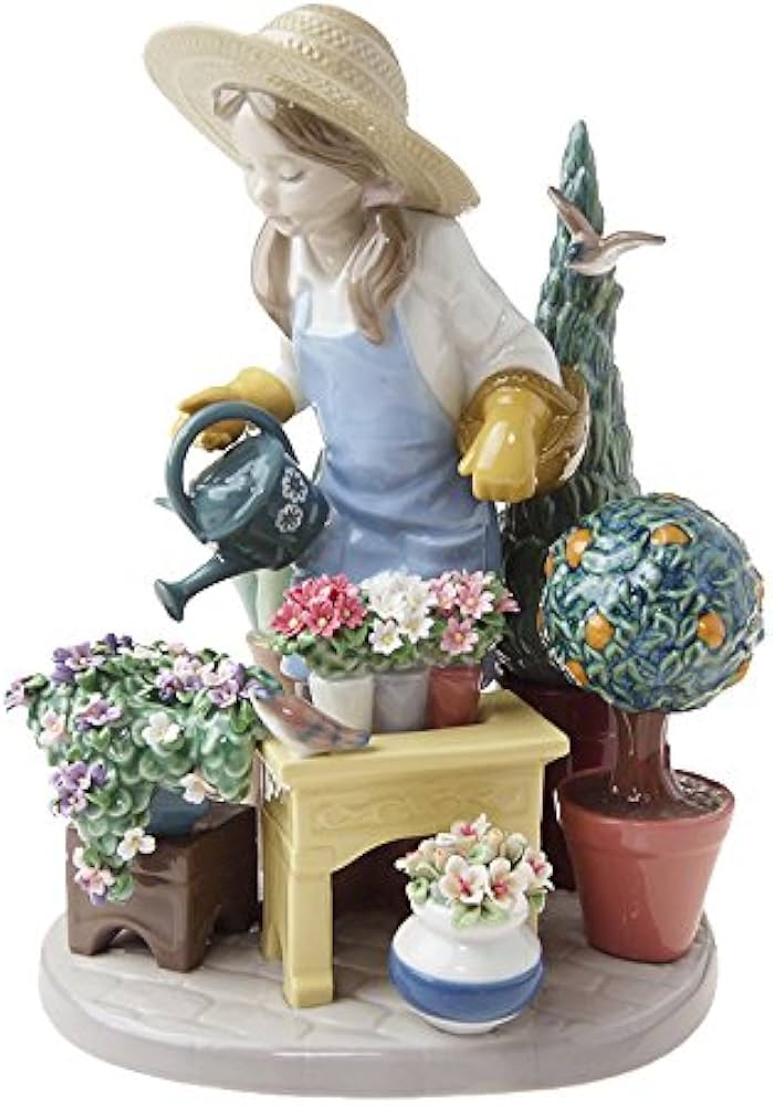 リヤドロ　LLADRO フィギュリン　小さな植木屋さん Amazon.co.jp: リヤドロ（LLADRO) 小さな植木屋さん【並行輸入品