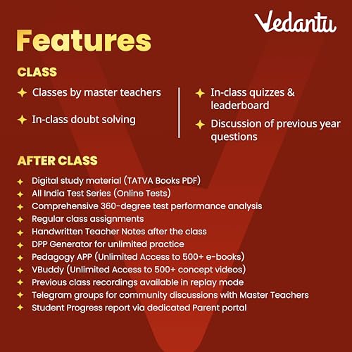 Image of Vedantu Manthan JEE 2026 Online Course | Class 12 & Droppers Hinglish Batch | 300+ Live Classes, Doubt Solving, PYQ Discussion, Tatva JEE Books PDF, Mock Tests | Physics Chemistry Mathematics Subjects | Online Access Only[The Course Link will be sent to Email within 4 hours of completing the Purchase]