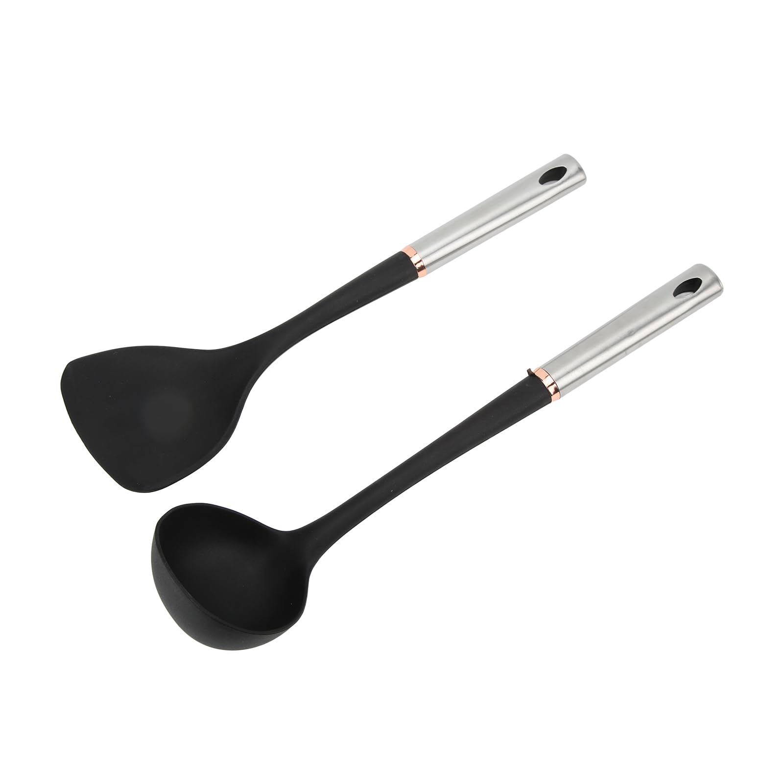 14-teiliges Kochutensilien-Set aus Silikon, Küchenutensilien-Set mit wärmeisolierendem Griff, antihaftbeschichtete, sichere Kochutensilien für das Heimrestaurant, inklusive 13