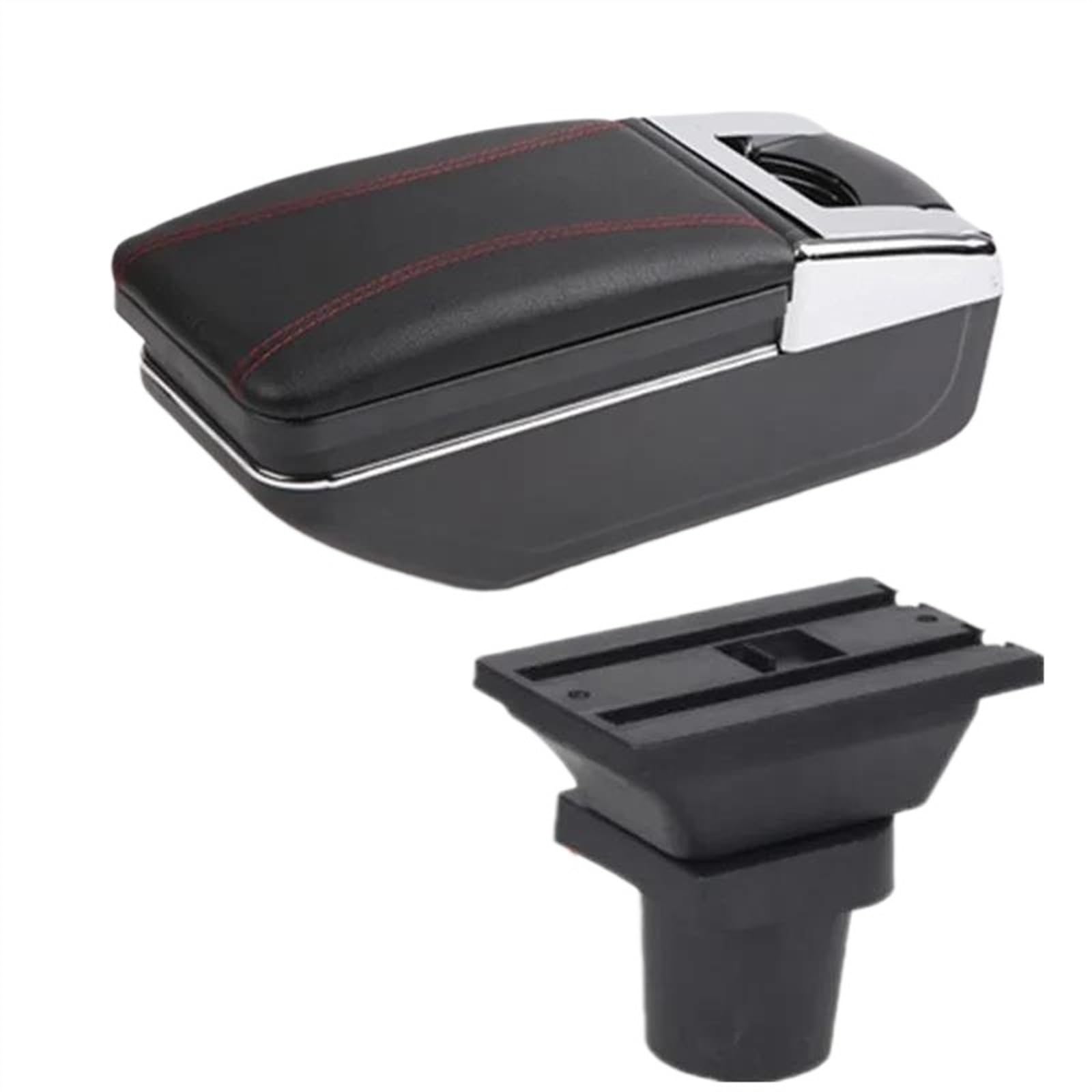 DYDGUTUFB For Toyota For Yaris For Vitz Hatchback 1998-2005 Car Armrest Box Storage Box Interior Parts With USB