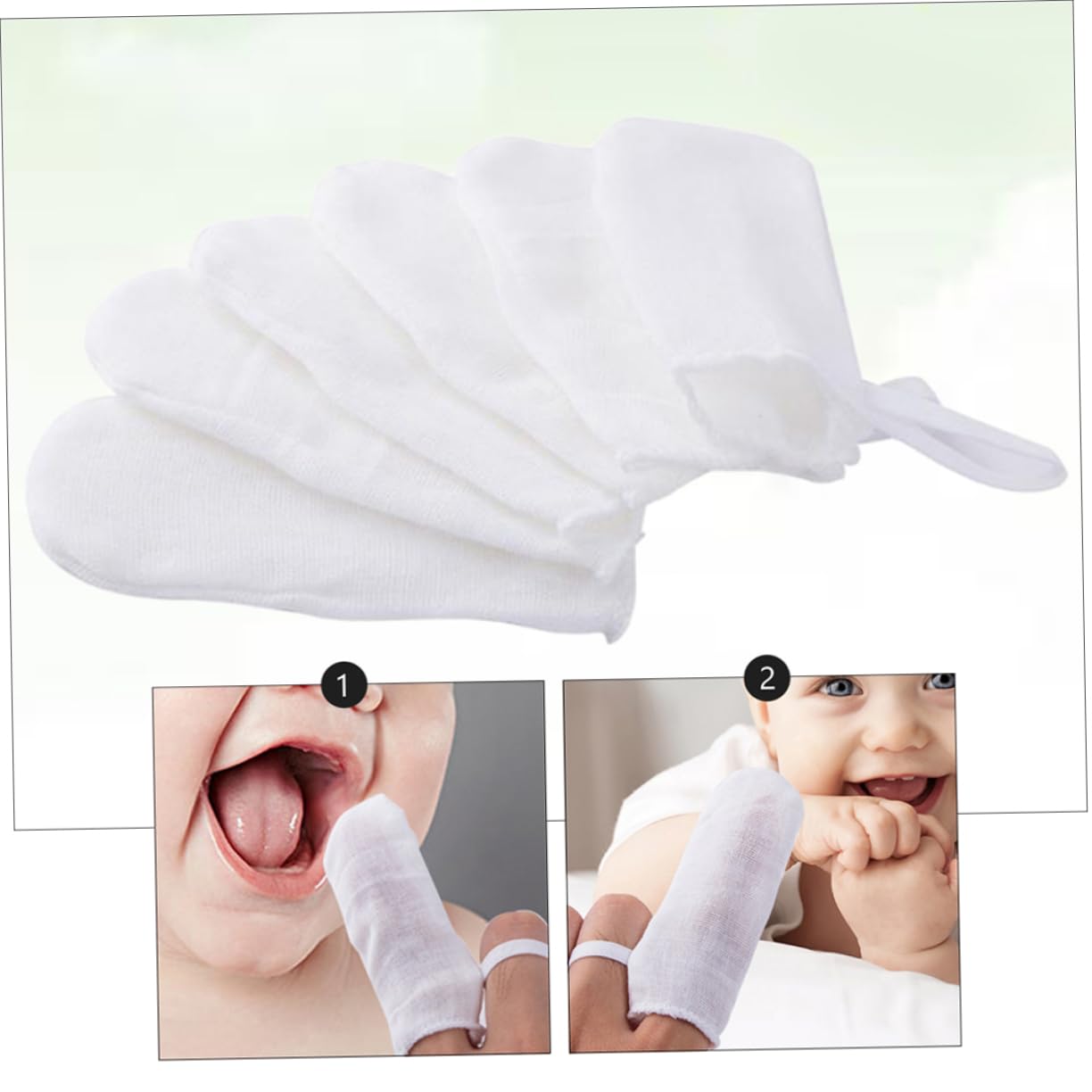 3sets Spazzolini Fascia Di Garza Per Ragazzo Ragazza Pulizia Orale Sicura e Comoda Per Denti e Lingua Materiale Resistente e Facile Da Lavare Adatto Tutti Genitori