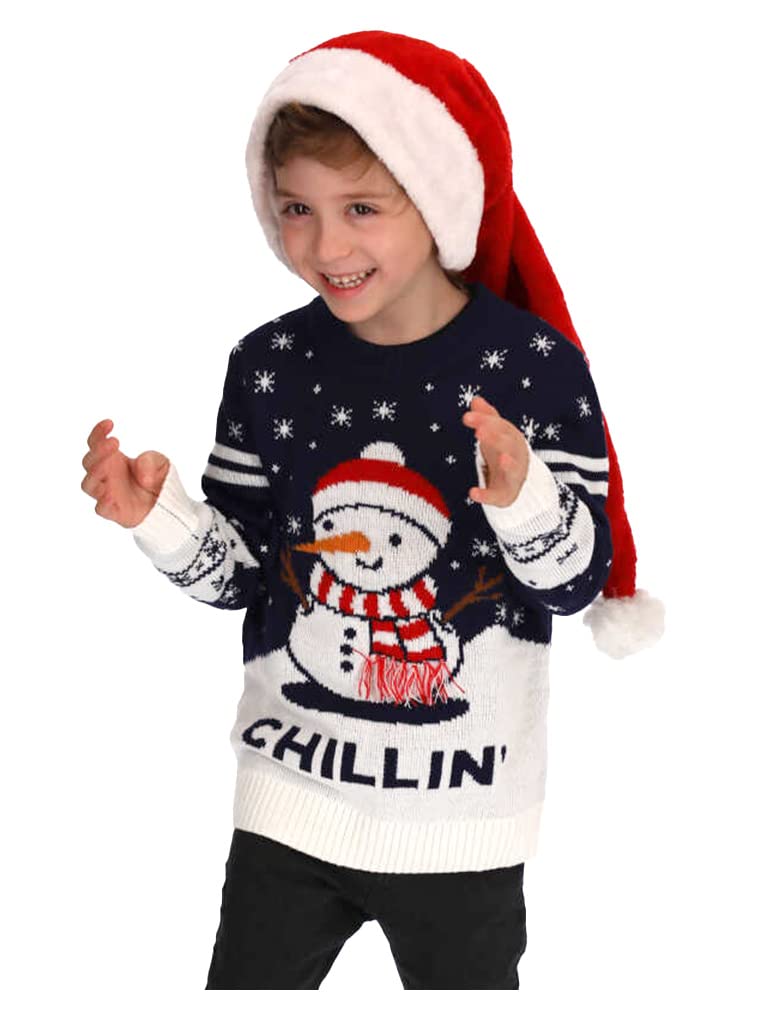 Tstars Kids Ugly Christmas Sweater Dino Gamer Swishmas Boy Girl Holiday