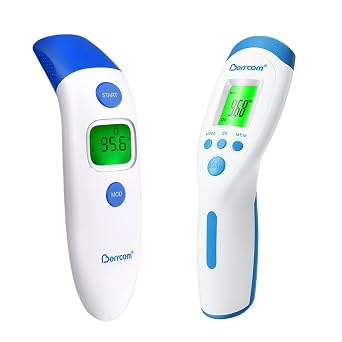 [Value Bundle] Berrcom Forehead and Ear Thermometer ET003 & Berrcom Forehead Thermometer for Adults and KidsJXB-182