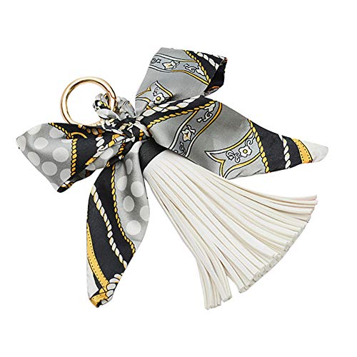 MINI Boutique Porte-foulard Bowknot Décoration exquise PU Glands Cover