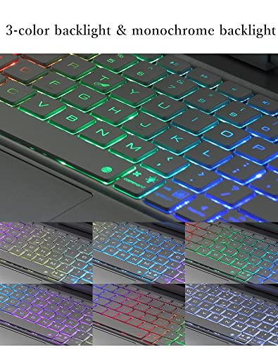HENGHUI 360 Rotatable Touch Keyboard for iPad Air 11 inch, iPad Air 5th 4th Generation 10.9" - Image 3