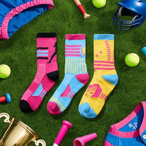 Jeasona Athletic Socks for Teen Girls Gifts for Teenager Women Team Volleyball Softball Stuff Accessories2