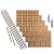FASÄDE Traditional Style/Pattern 1 Decorative Vinyl Backsplash 15 sq ft Kit in Polished Copper