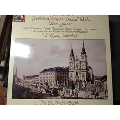 SCHUBERT, Franz: Geistliches Chorwerk vol.2 -- EMI Electrola (1983) ---Chor und Sinfonie-Orch. des Bayerische Rundfunk, W.Sawallisch-Vinyl LP-EMI 1C 157 43303/05-SCHUBERT Franz (Austria)-Bayerisches Sinfonie-Orchester; Chor des Bayerischen Rundfunks; SAWALLISCH Wolfgang