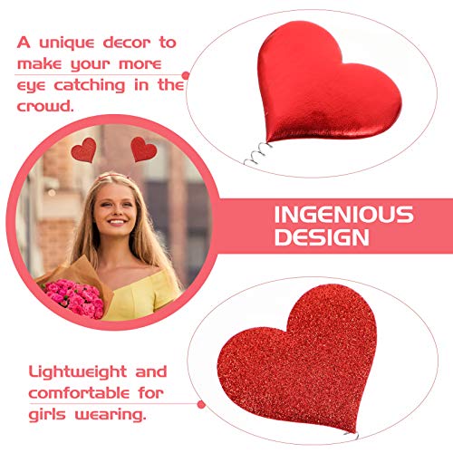 Minkissy Cerchietto per capelli con cuore, 4