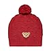 Produktbild Steiff Mädchen mit süßer Teddybärapplikation Mütze, Rot (Tango RED 4008), 055